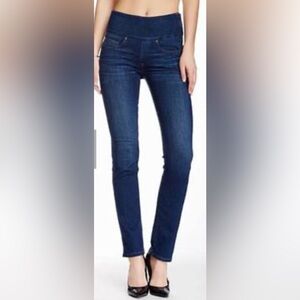 SPANX Signature Skinny Hi-Rise Stretch Jeans Side Zipper By Sara Blakely Size 26